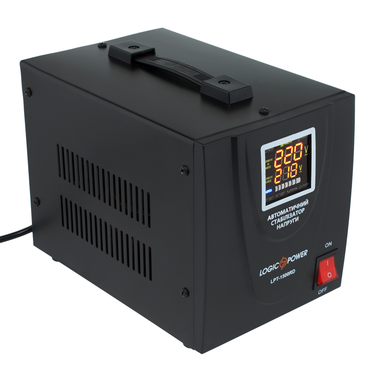 Стабілізатор напруги LPT-1500RD 1050W Black