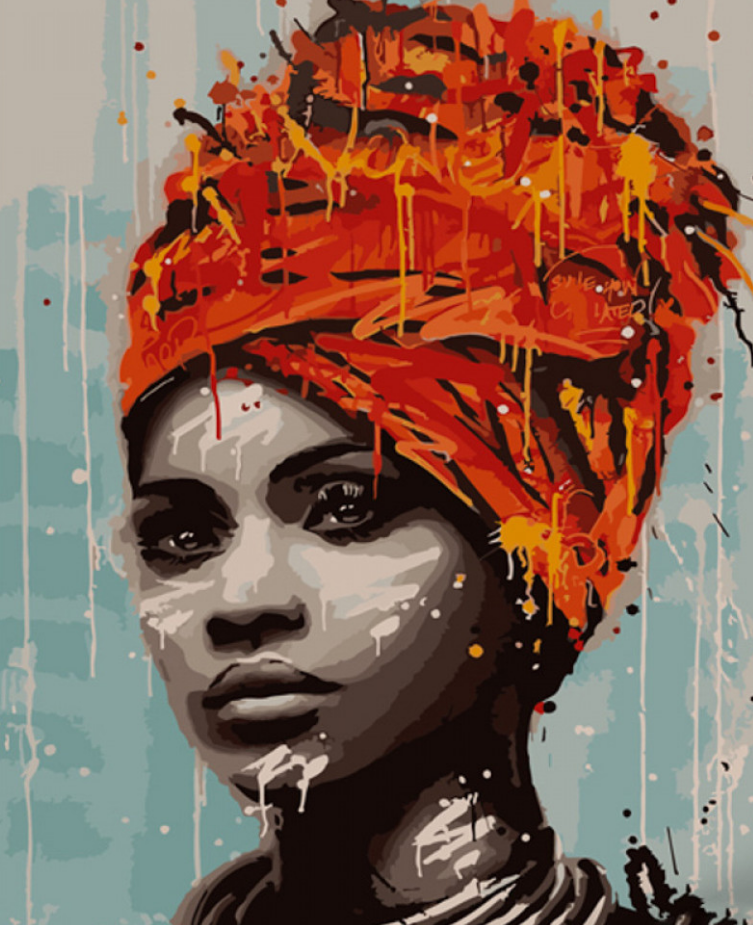 Картина за номерами Strateg Родом з Африки 40x50 см (GS844) Картина за номерами Strateg Родом з Африки 40x50 см (GS844)