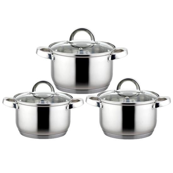 Набор кастрюль Kamille KM-5630S из нержавеющей стали 6 предметов (2211917756)