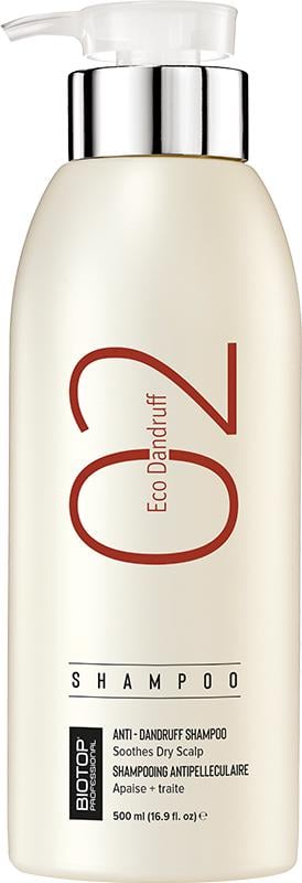 Шампунь против перхоти BIOTOP 02 Dandruff экологичный 500 мл (46011)