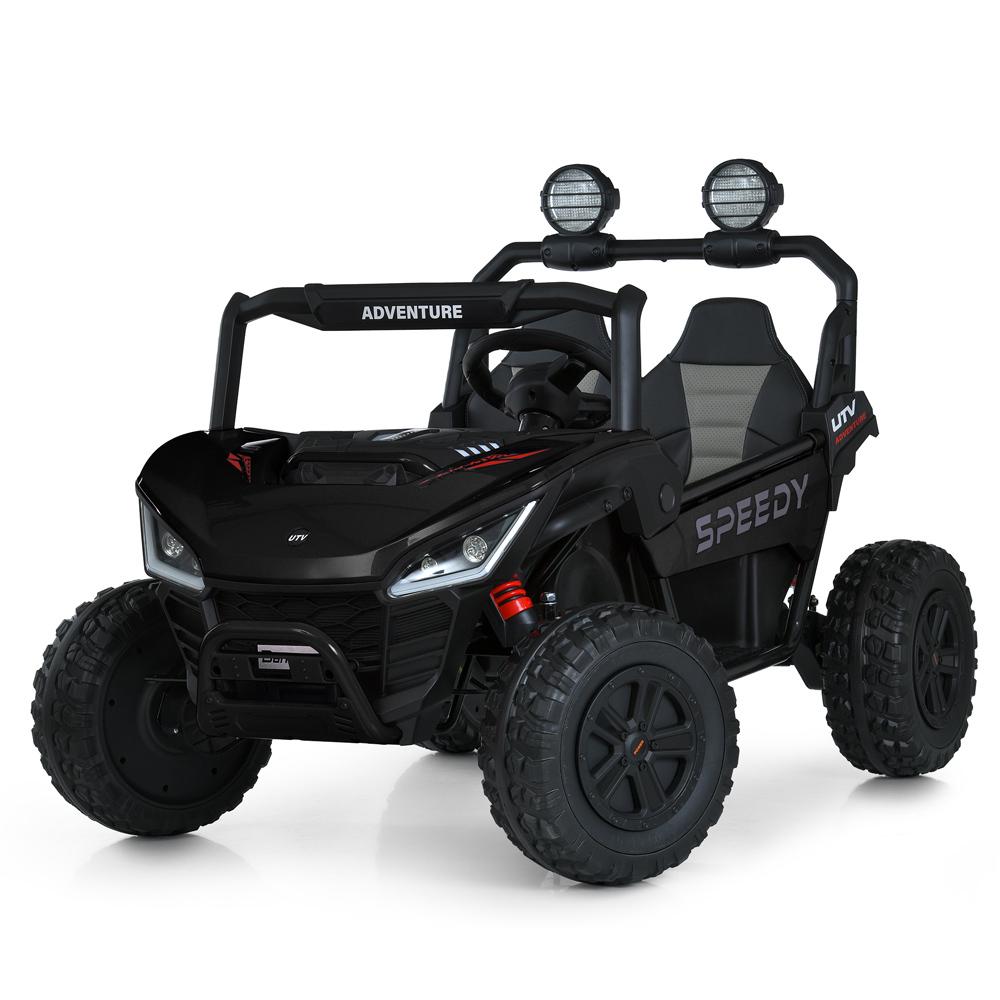 Детский электромобиль двухместный Bambi Jeep M 6205EBLR 4W Черный Детский электромобиль двухместный Bambi Jeep M 6205EBLR 4W Черный