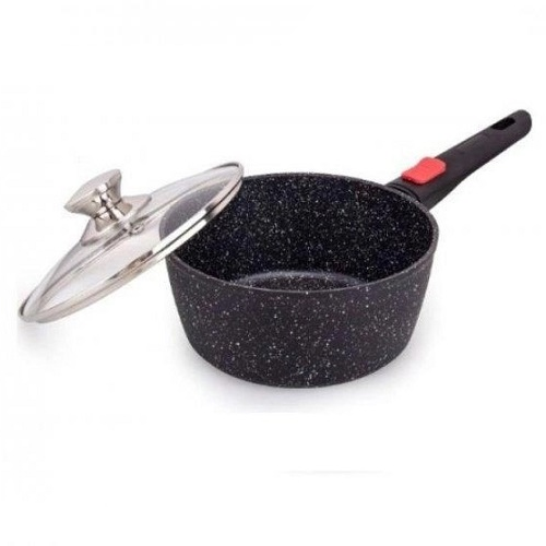 Ковш-сотейник со съемной ручкой Edenberg EB-16999 кованный алюминий с мраморным покрытием 1,8 л 18 см Ковш-сотейник со съемной ручкой Edenberg EB-16999 кованный алюминий с мраморным покрытием 1,8 л 18 см