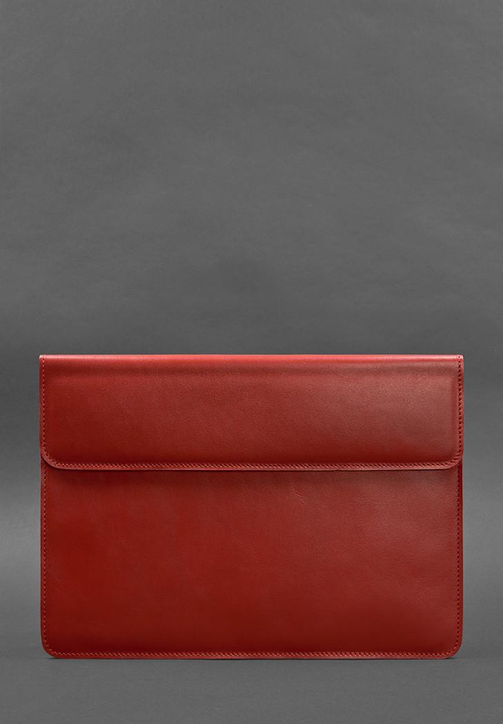 Чехол-конверт кожаный на магнитах для MacBook 13" Красный (A-027556) - фото 4 Чехол-конверт кожаный на магнитах для MacBook 13" Красный (A-027556) - фото 4