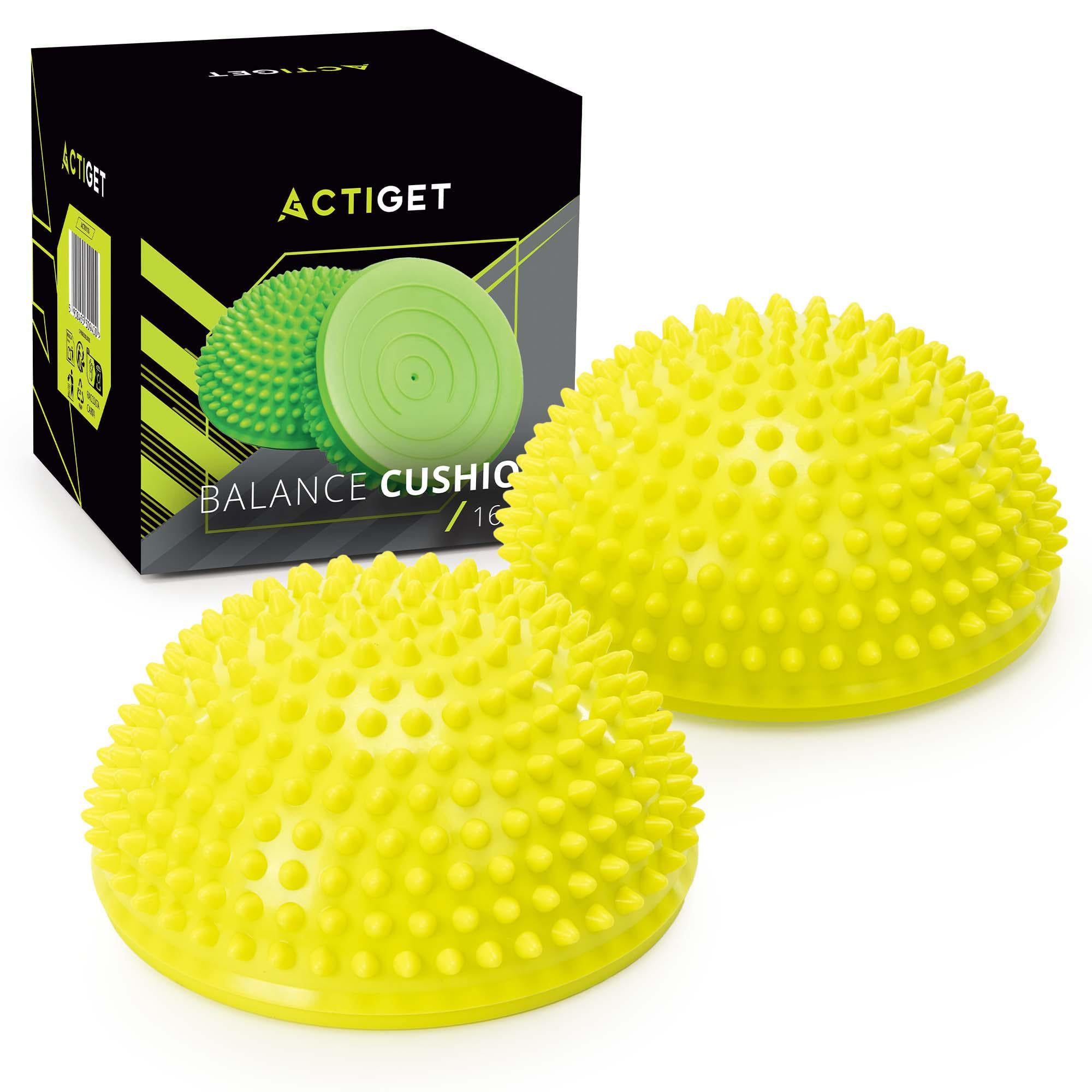 Балансировочная Полусфера массажная Actiget Balance Pad ACT0118 16 см 2 шт. Yellow (5854)