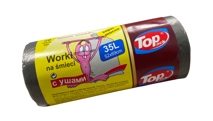 Мішки для сміття Top Pack Mix 52x69 мм 35 л 30 шт. Сірий (5-010511)