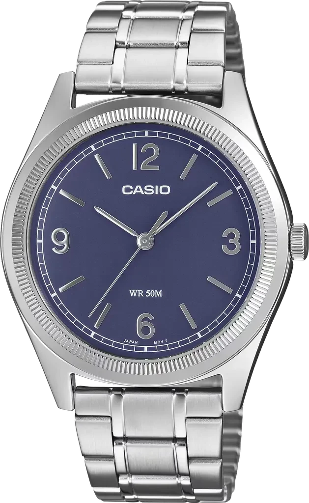 Мужские наручные часы Casio Timeless Collection MTP-B210D-2A2 со стальным корпусом Фиолетовый (3139706456)