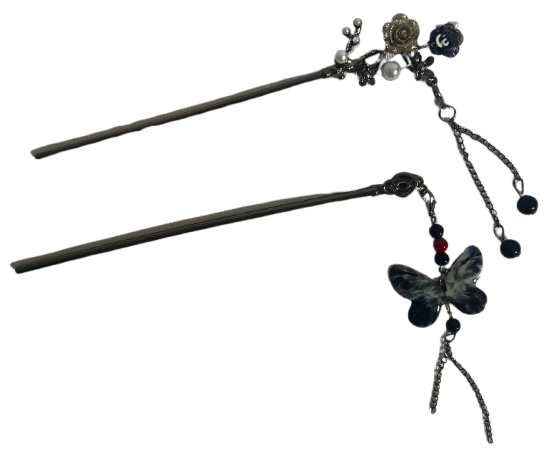 Шпилька паличка для волосся 2 шт (1688)