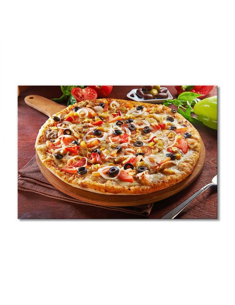 Картина модульная Сельская пицца 1 модуль 50x75 см