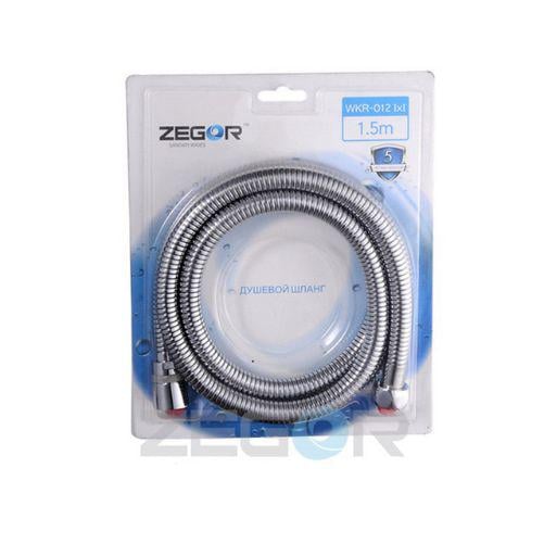 Шланг для душа Zegor WKR-012 IхI растяжной 1,5 м люкс 360° блистер