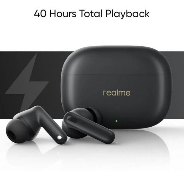 Навушники Realme Buds T300 Black (1493336) - фото 6