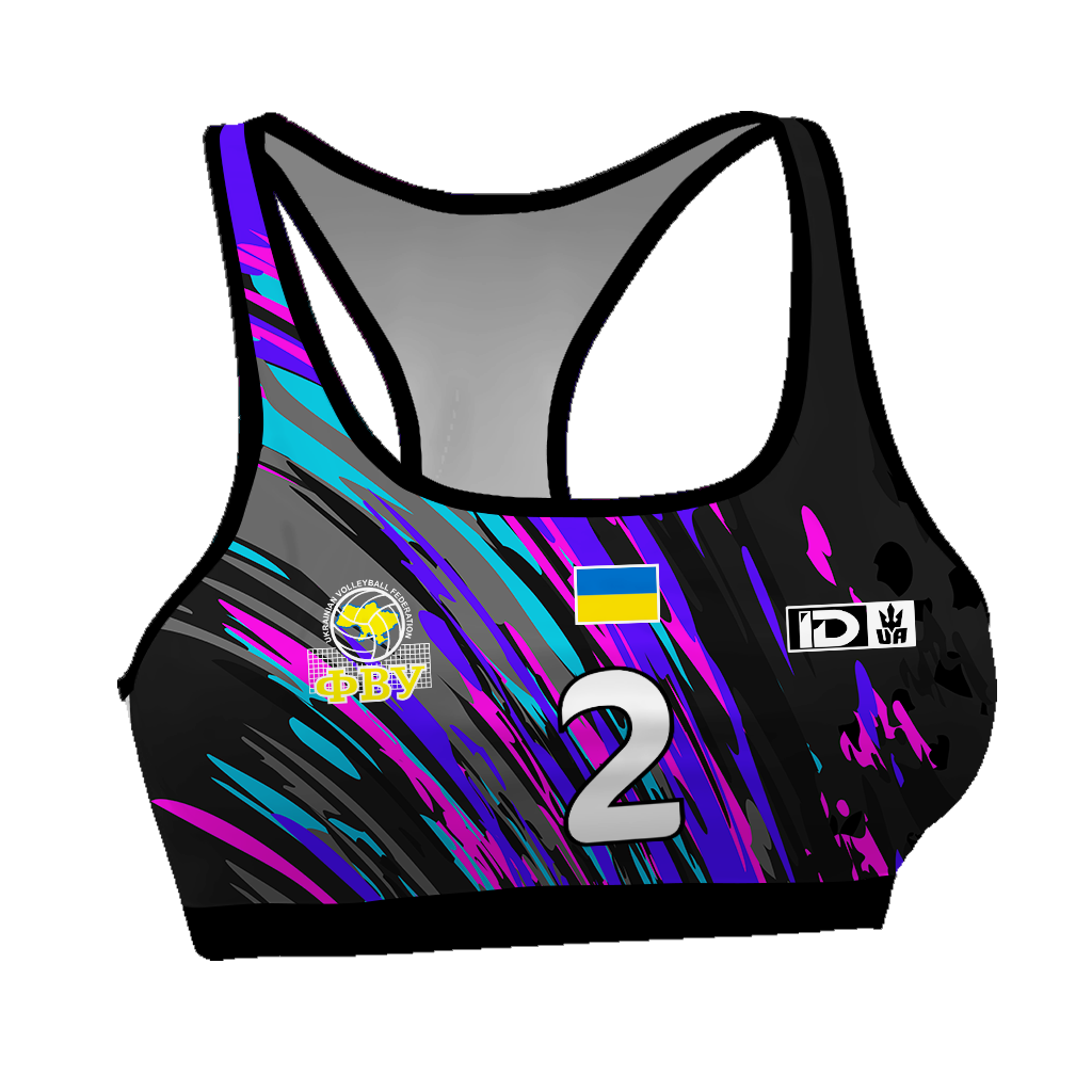 Топ для пляжного волейболу IDSport S Чорний (17222801)