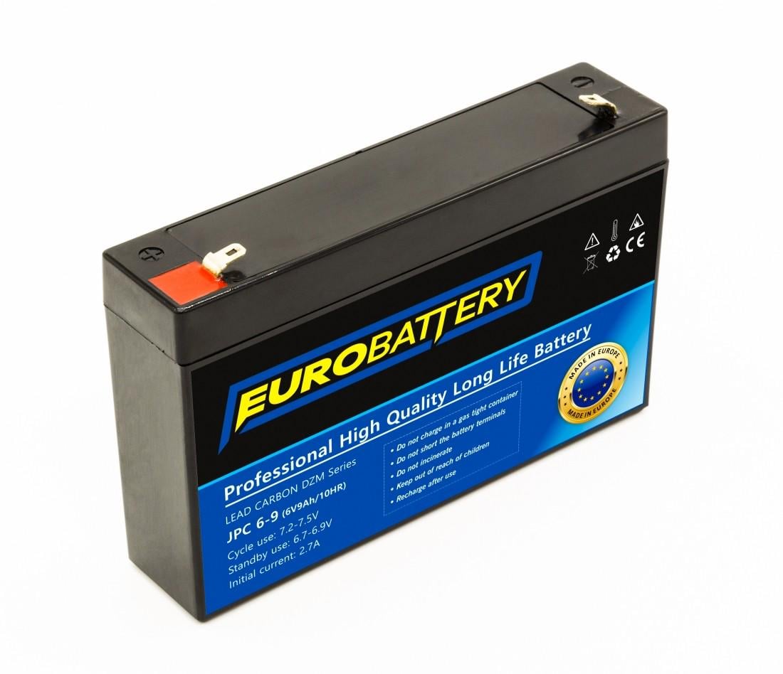 Аккумулятор для ИБП EuroBattery JPC6-9 DZM карбоновый 6V 9 Ач (623)