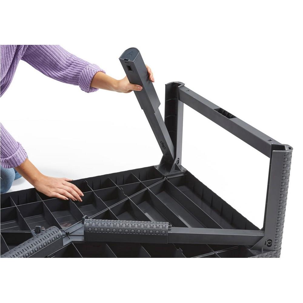 Стол садовый Keter Lyon Графитовый (232300) - фото 5 Стол садовый Keter Lyon Графитовый (232300) - фото 5