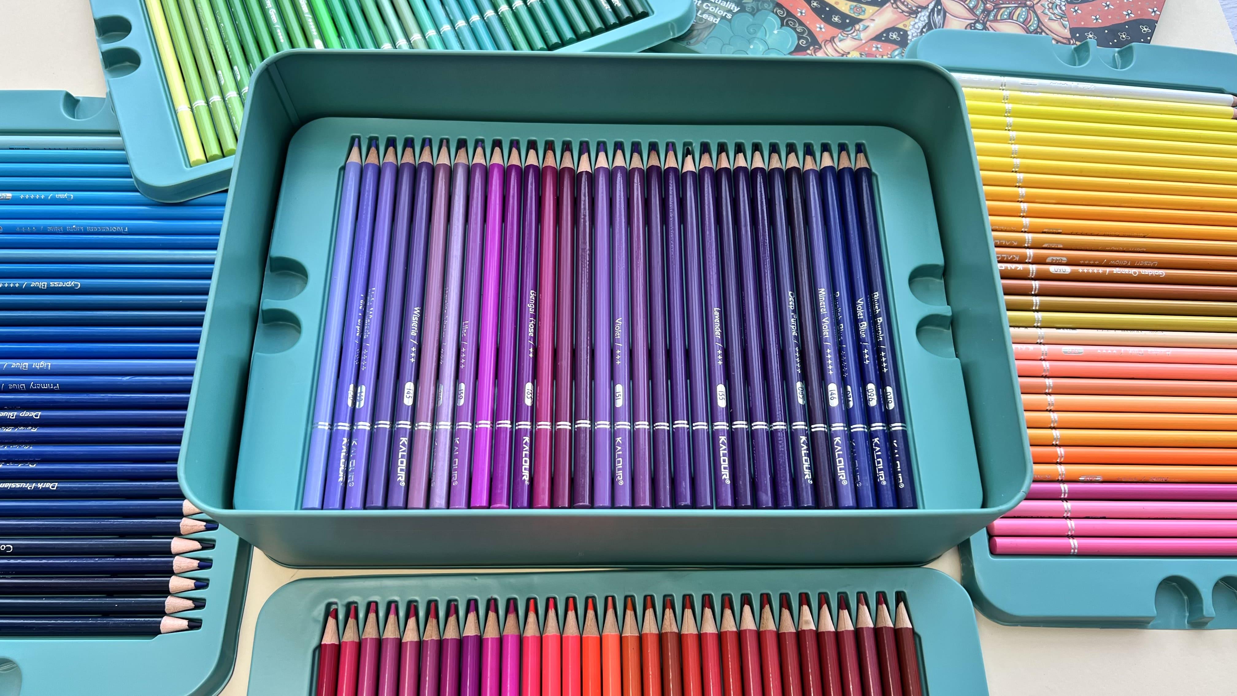 Набір олівців Kalour великий у металевому пеналі 240 кольорів - фото 8 Набір олівців Kalour великий у металевому пеналі 240 кольорів - фото 8