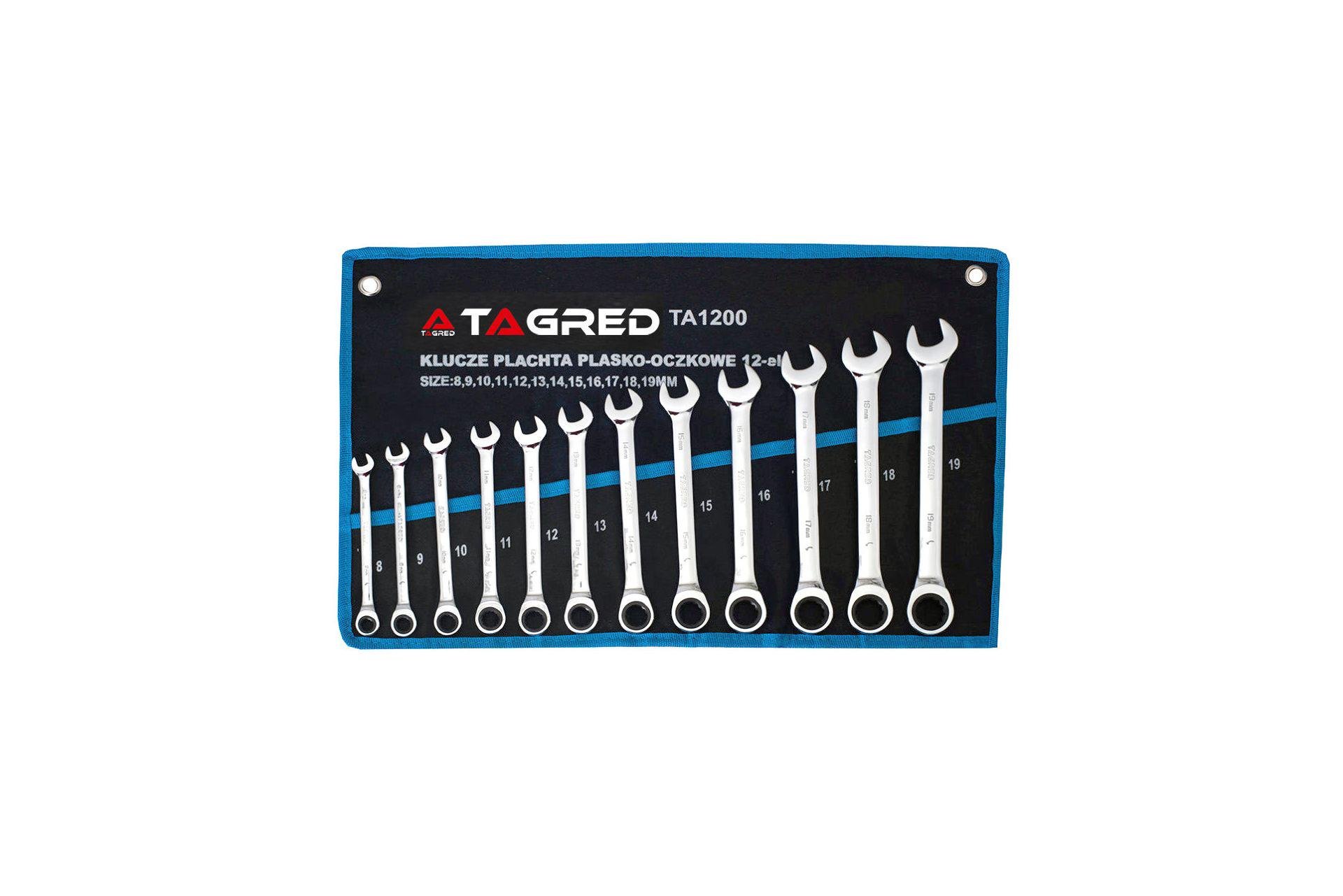 Набор ключей трещоточных TAGRED TA1200 12 шт. (11535714)