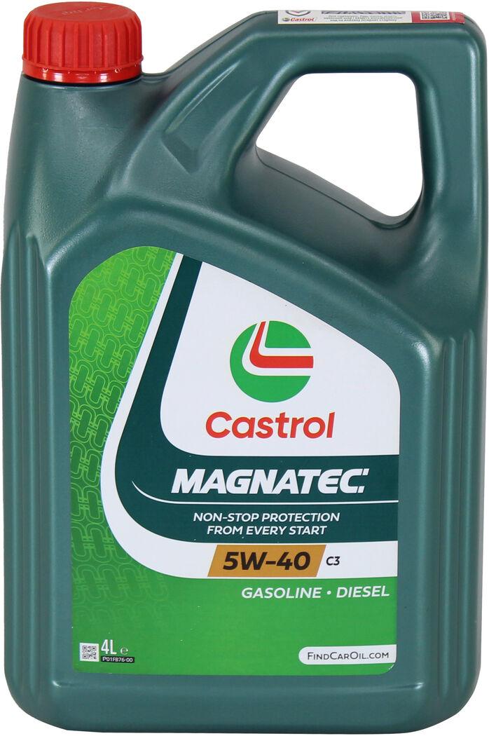 Моторное масло бензин/дизель Castrol Magnatec 5W-40 C3 4 л