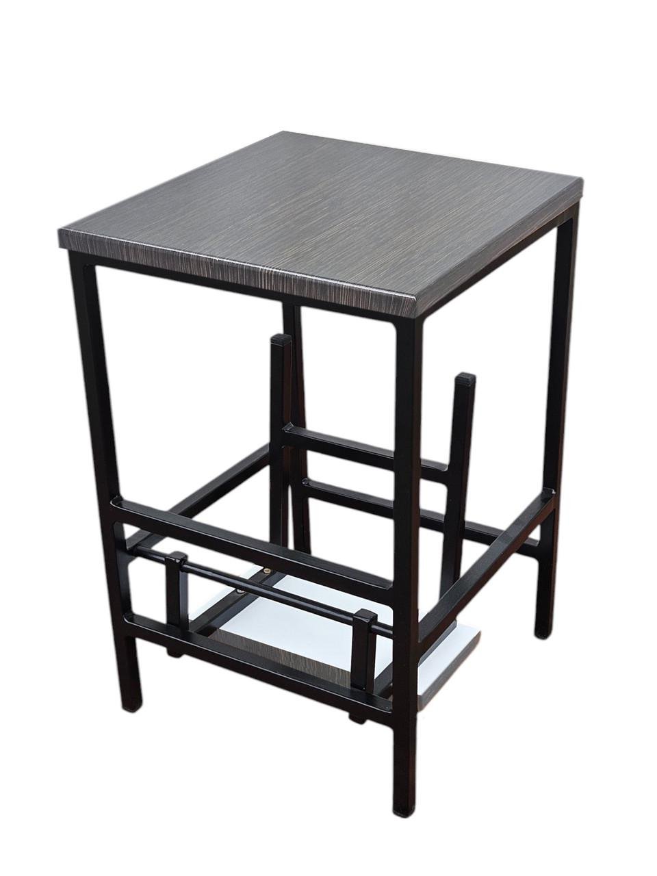 Табурет зі сходинкою лофт стремянка 45 см Linus Чорний/Венге - фото 2 Табурет зі сходинкою лофт стремянка 45 см Linus Чорний/Венге - фото 2