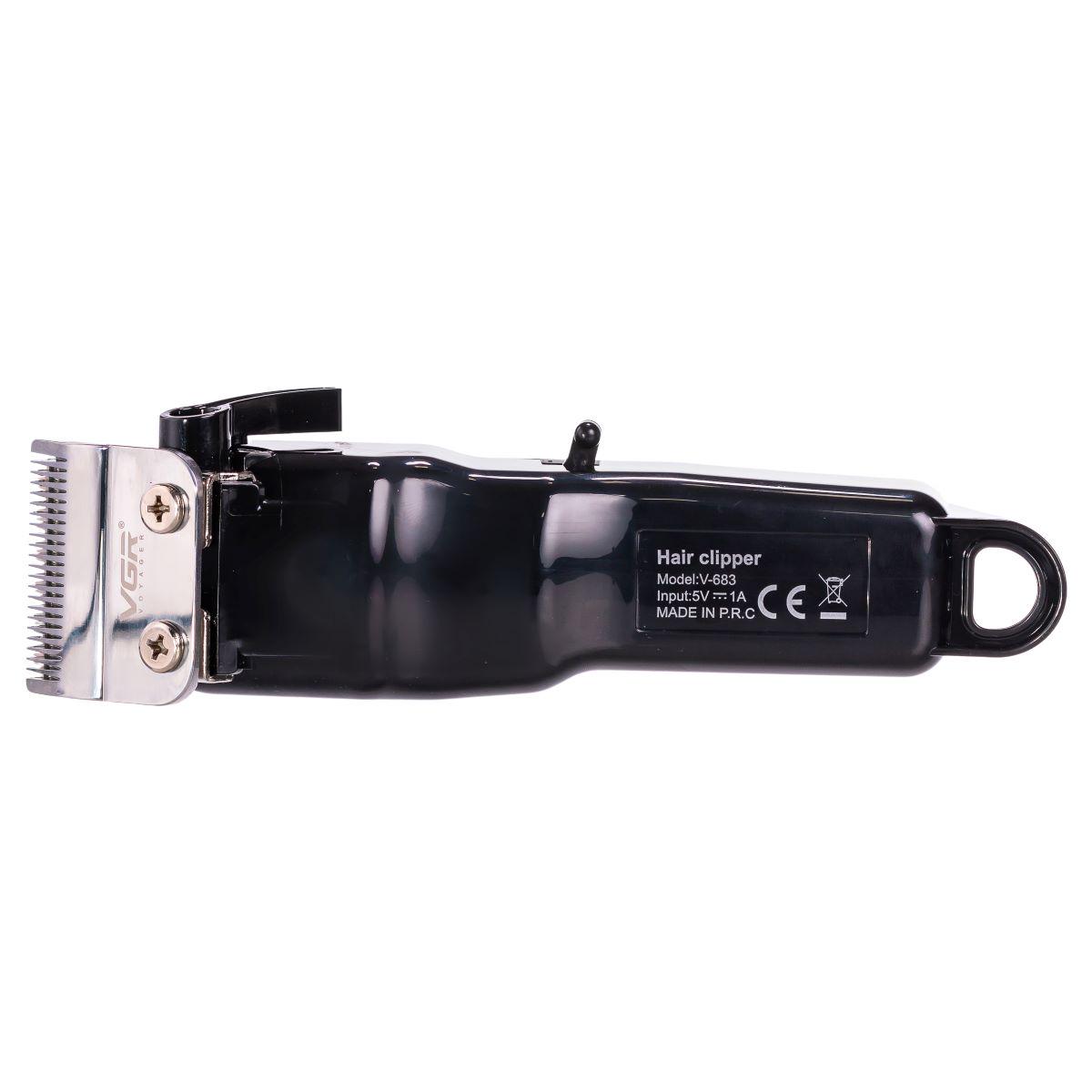 Машинка для стрижки VGR V-683 LED с насадками (7377) - фото 5 Машинка для стрижки VGR V-683 LED с насадками (7377) - фото 5