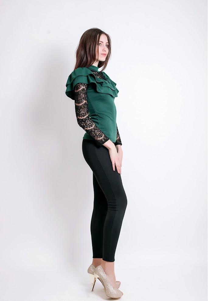 Кофта жіноча Podium Monaris 21100-DARKGREEN XL Зелений