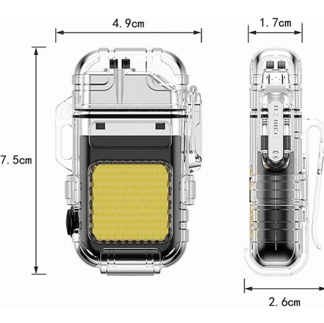 Зажигалка с фонариком 9258 USB - фото 3