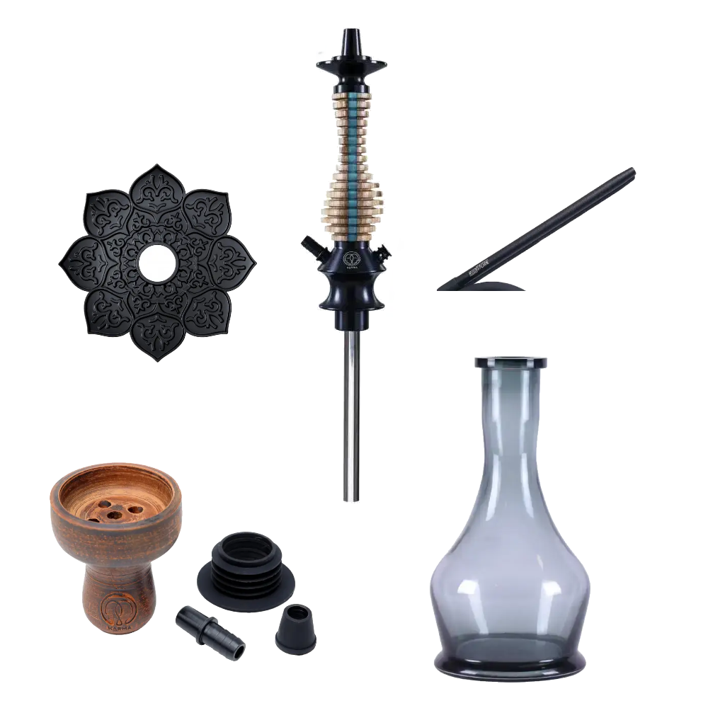 Кальян Karma Model 3.0 Mini Line с калаудом Бирюзовый (1977330158)