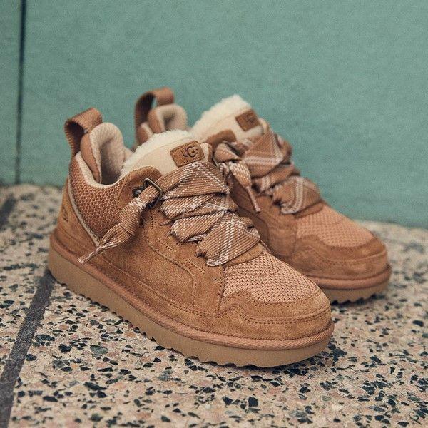 Кросівки зимові замшеві UGG Lowmel Sneaker Chestnut р. 38 Коричневий (16862) - фото 6