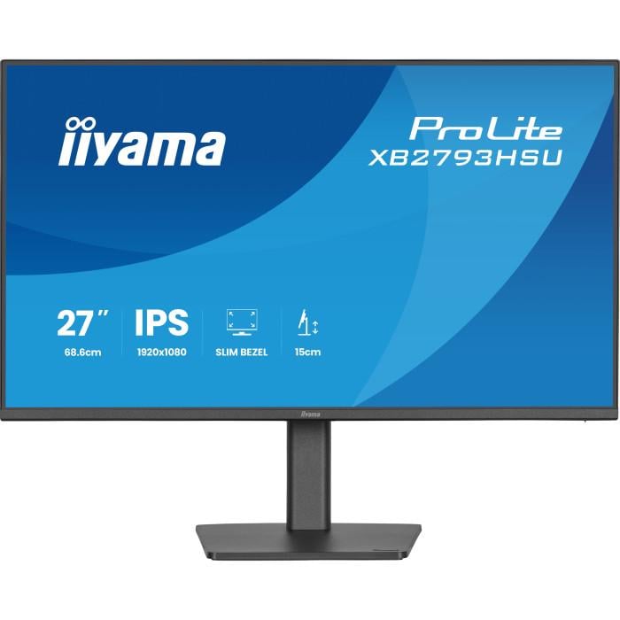 Монітор Iiyama ProLite XB2793HSU-B1 Matte Black (35386528)