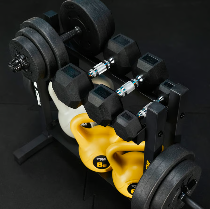 Стійка 2-рівнева TREX Sport TX-045DR для гантелей/дисків/гирь (5092) - фото 7