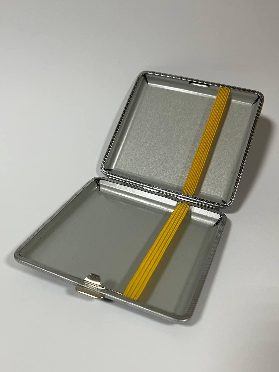 Портсигар книжка для сигарет еко-кожа 9,5х9 см Черный - фото 3 Портсигар книжка для сигарет еко-кожа 9,5х9 см Черный - фото 3