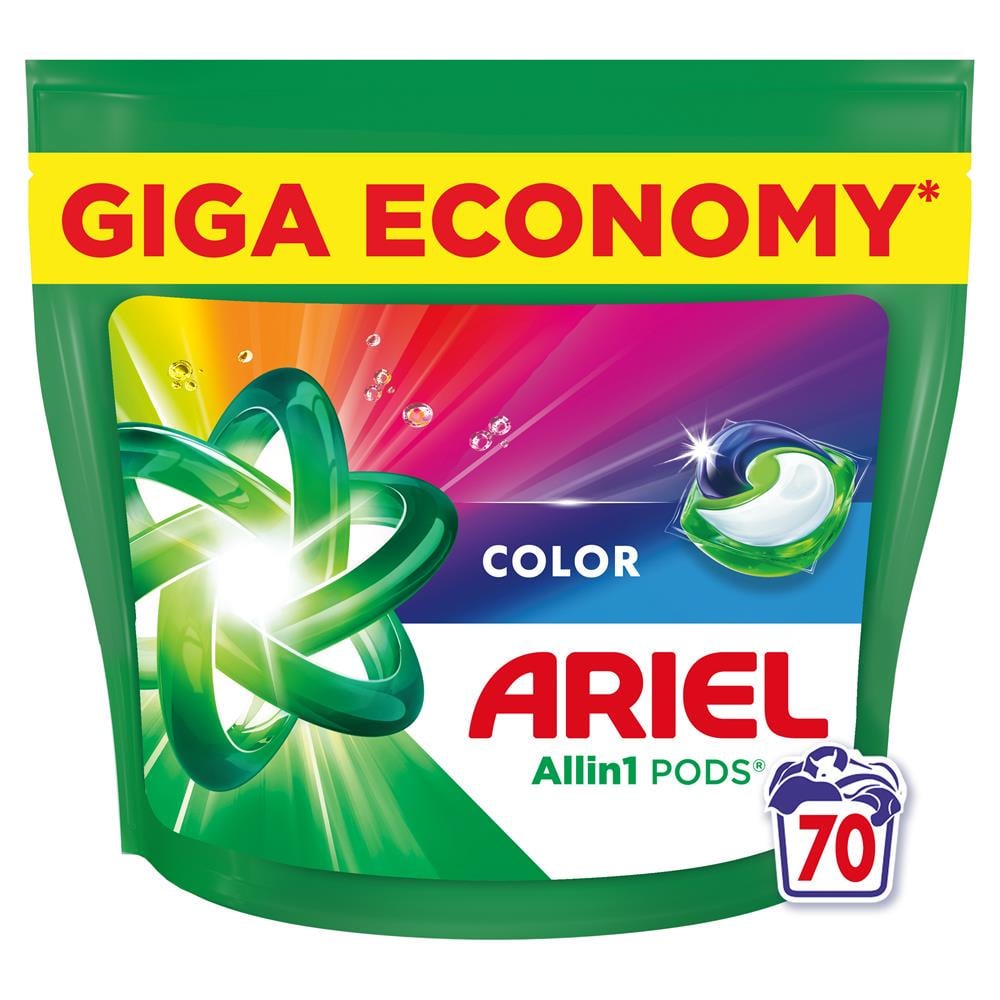 Гель-капсулы для стирки Ariel All in 1 Color 70 шт.
