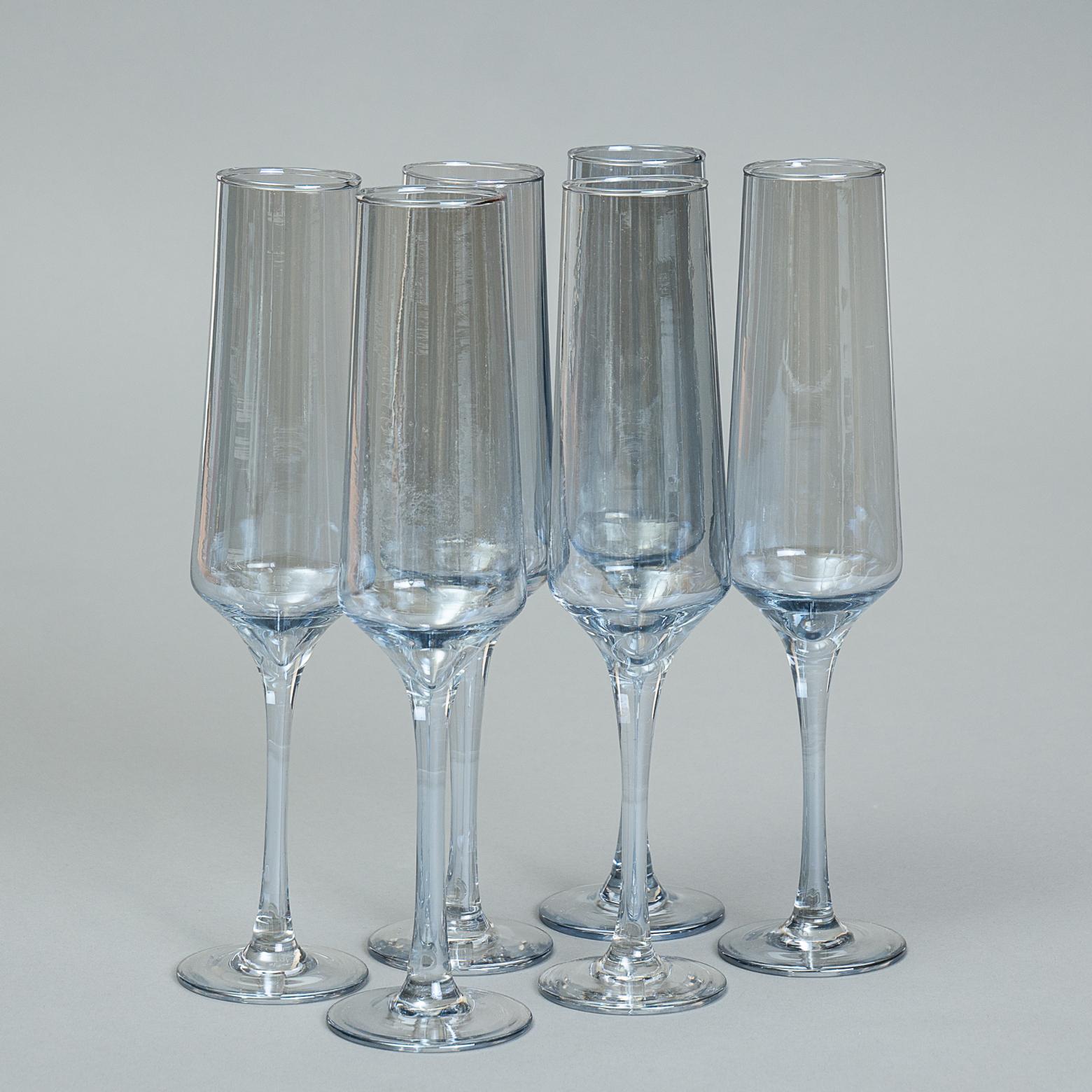 Комплект бокалов для шпампанского Elisey Ангелит 6 шт. (8434-007)