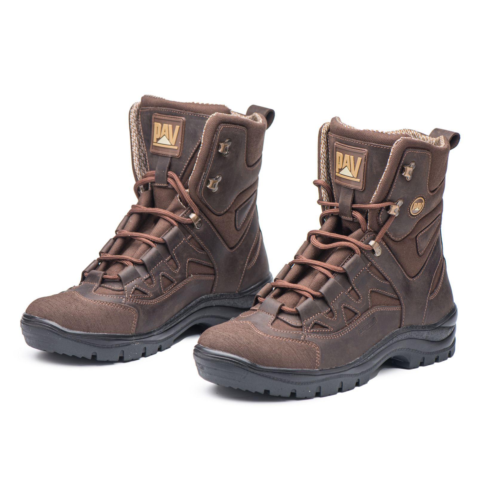 Берці з натуральної гідрофобної шкіри та кордури р. 43 Коричневий - фото 2 Берці з натуральної гідрофобної шкіри та кордури р. 43 Коричневий - фото 2