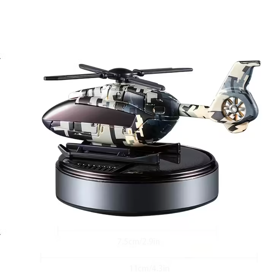 Ароматизатор автомобильный Гвинтокрил на солнечной батарее с духами Черный (ААВ55)