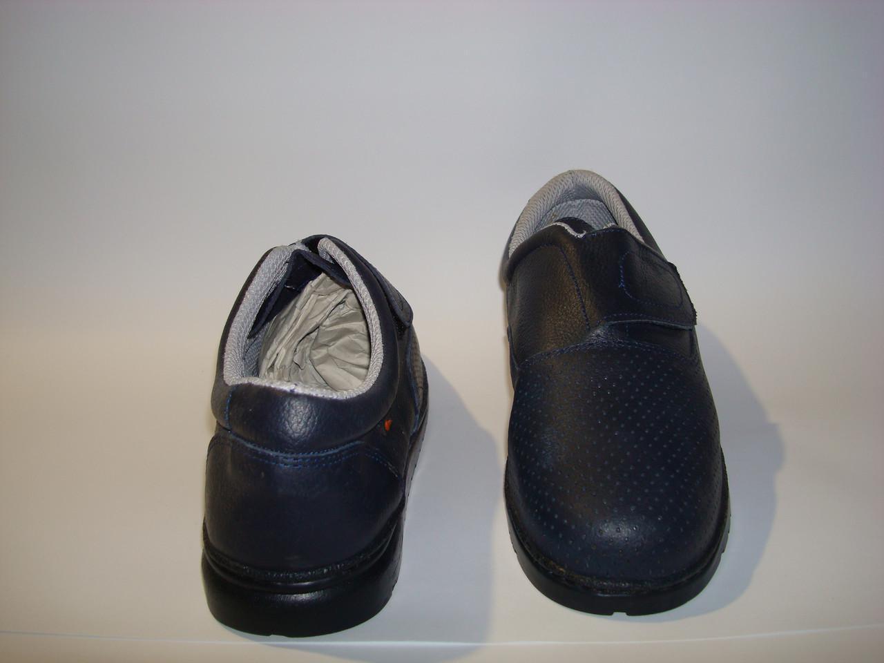 Мокасины кожаные мужские Dian р. 46 30 см Синий (2343312484) - фото 6 Мокасины кожаные мужские Dian р. 46 30 см Синий (2343312484) - фото 6