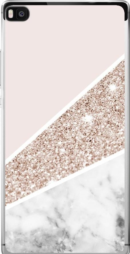 Чехол на Huawei Ascend P8 Пастельный мрамор (4342u-123-42517)