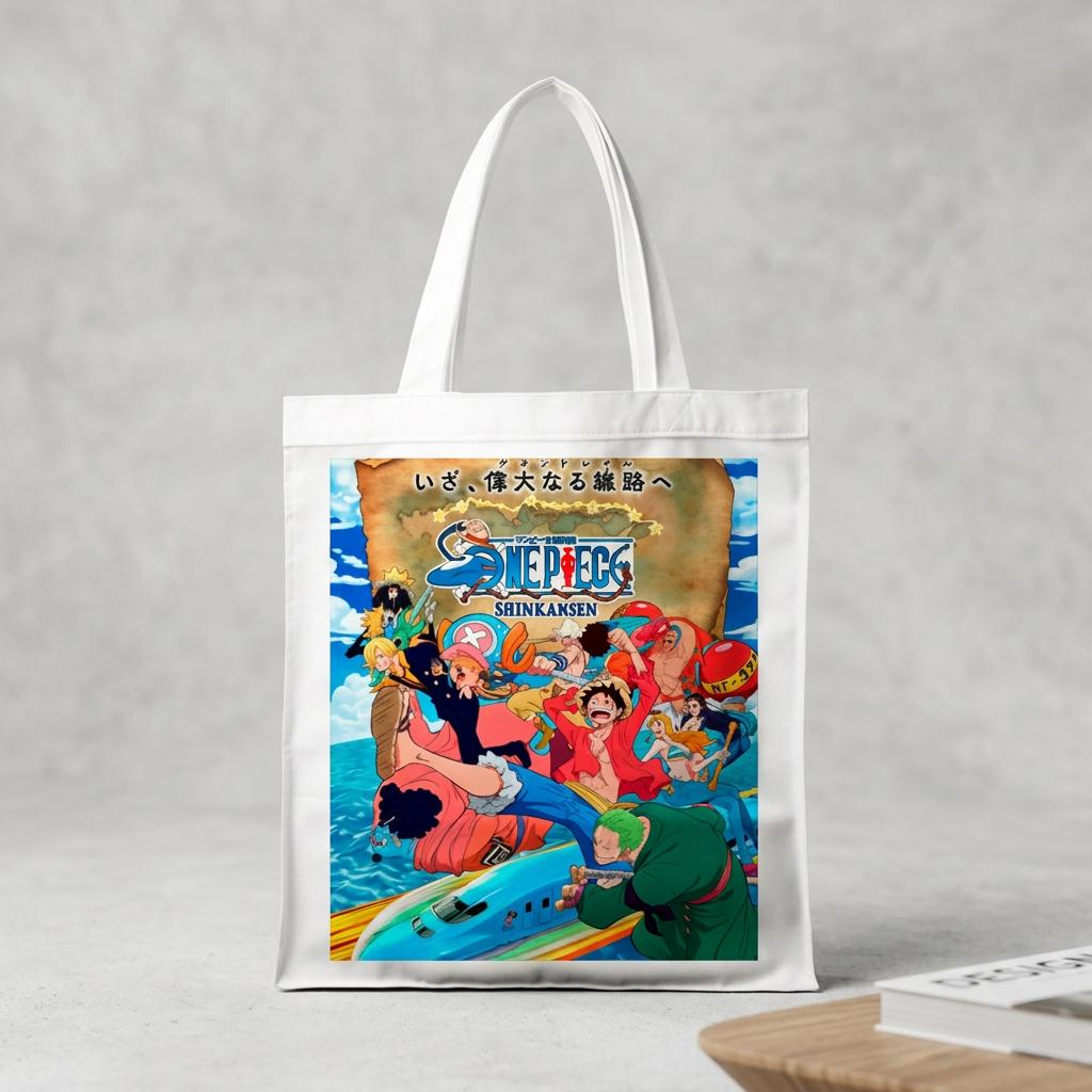 Сумка-шопер One Piece из льна Белый (17307)