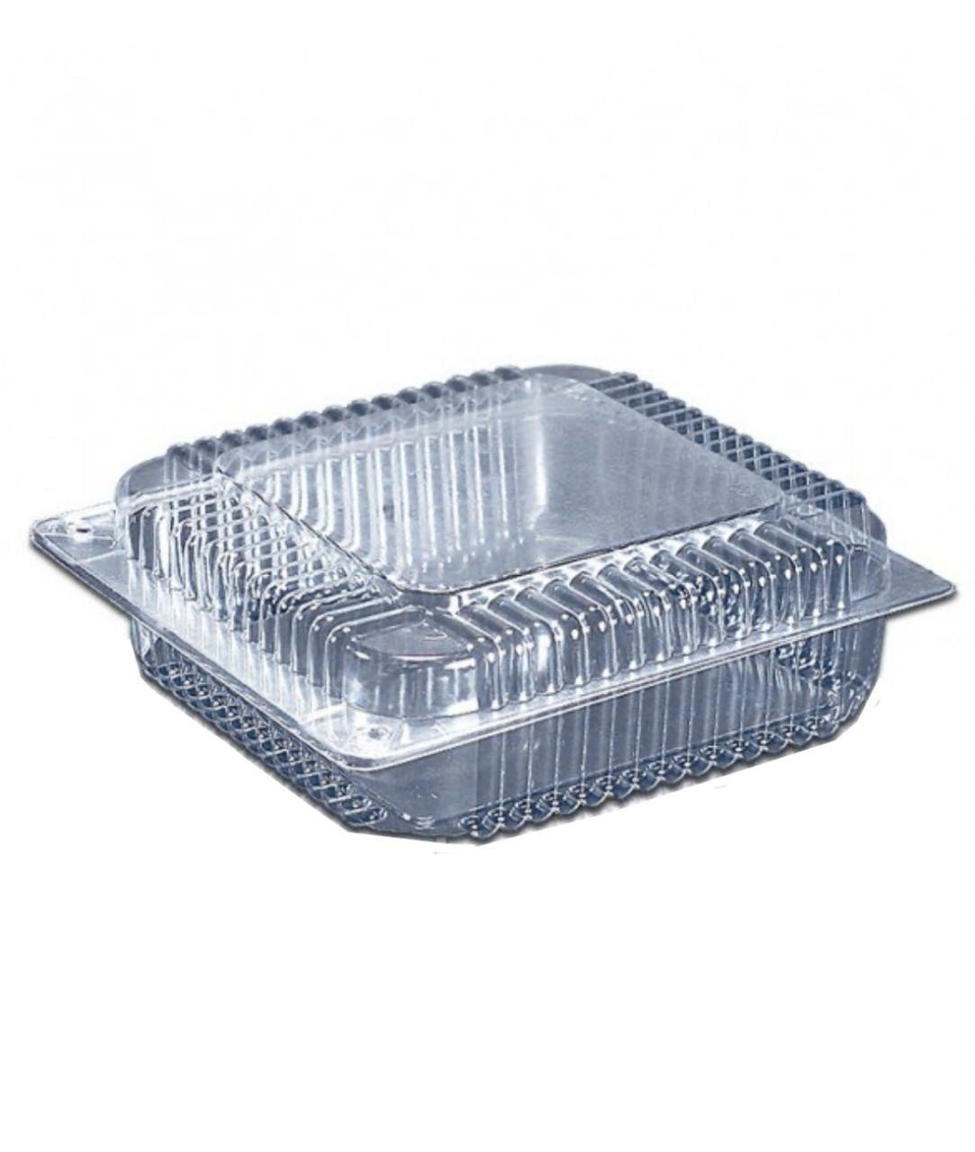 Упаковка одноразовая для тортов квадратная ПС-55 на 3300 мл 110 шт./ящик