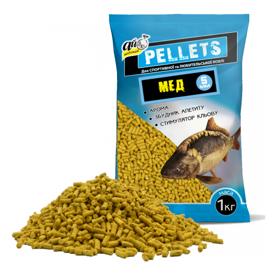Пелець Ай-подсекай 5 мм Мед 1 кг (286)