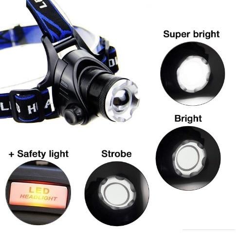 Фонарь налобный Bailong 6699 T6 - фото 6