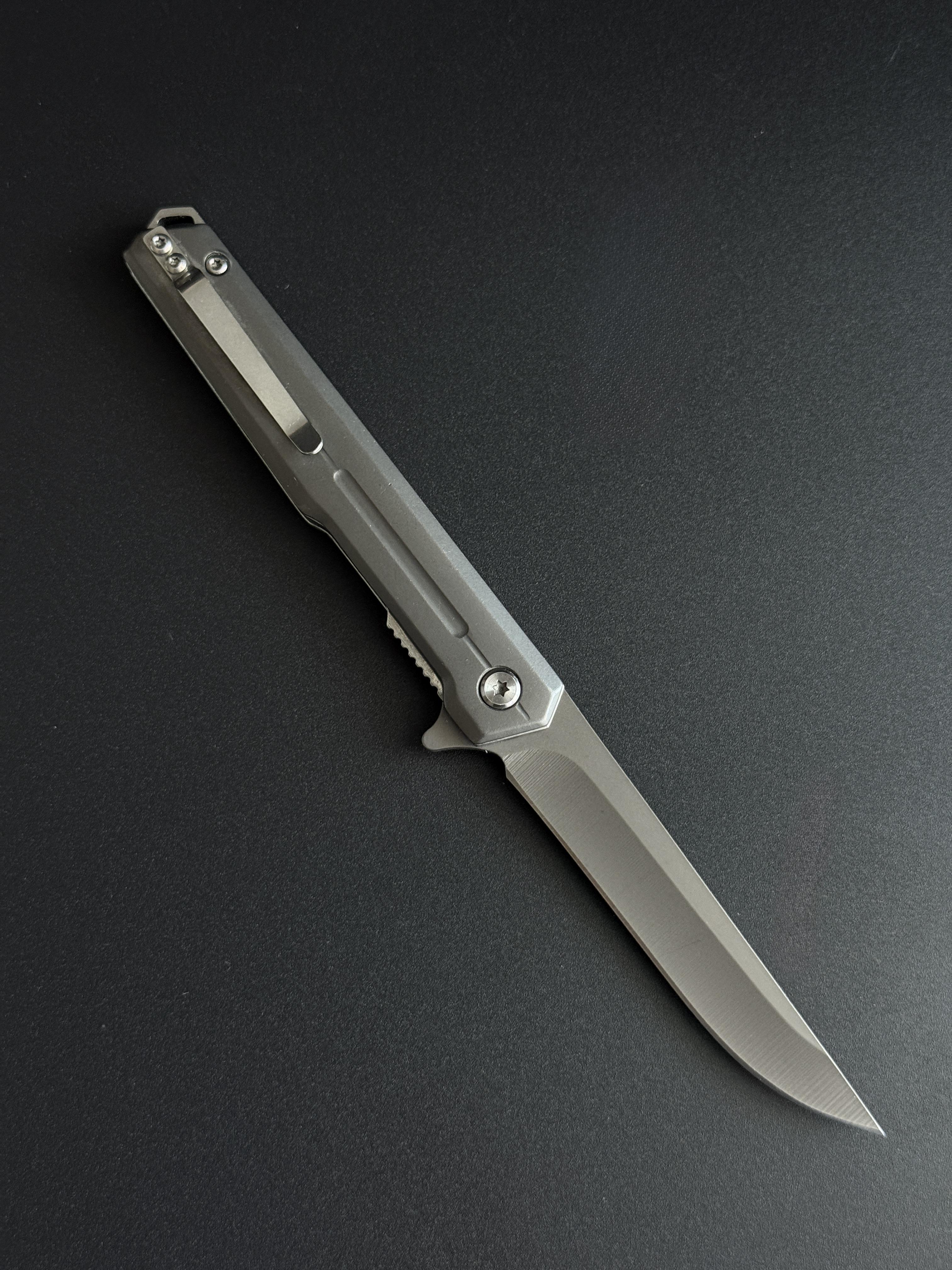 Нож складной туристический 4853 сталь 440С (KN1037) - фото 9