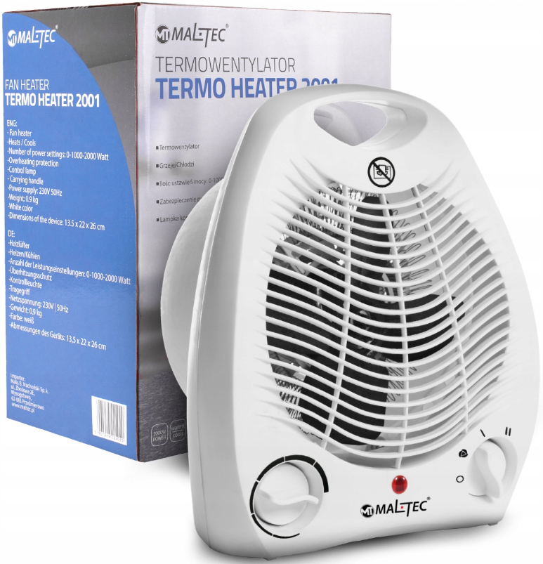 Тепловентилятор MalTec 2000 Вт (10154012)