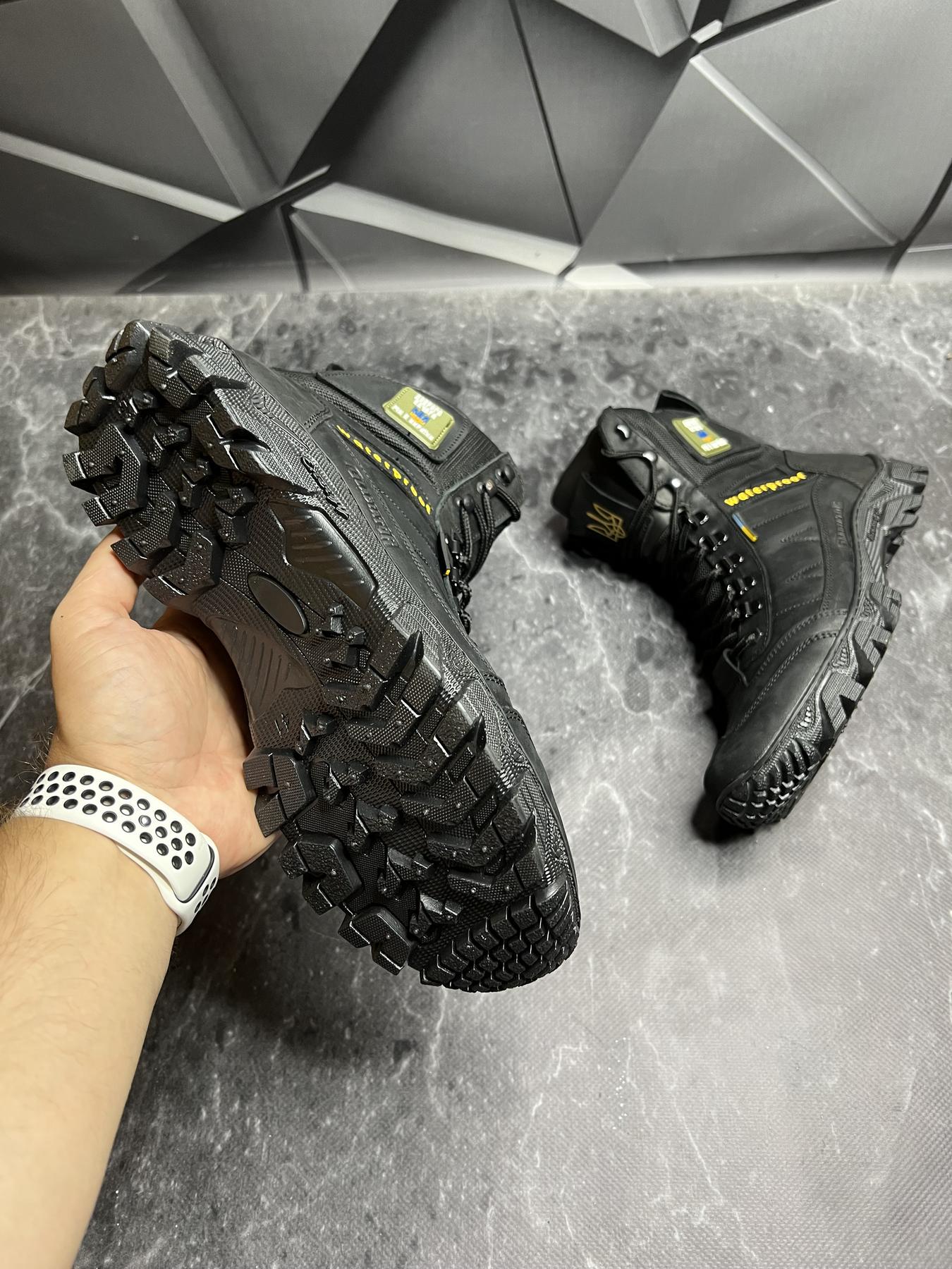 Берці чоловічі із натурального нубука демісезонні р. 43 Чорний - фото 3 Берці чоловічі із натурального нубука демісезонні р. 43 Чорний - фото 3