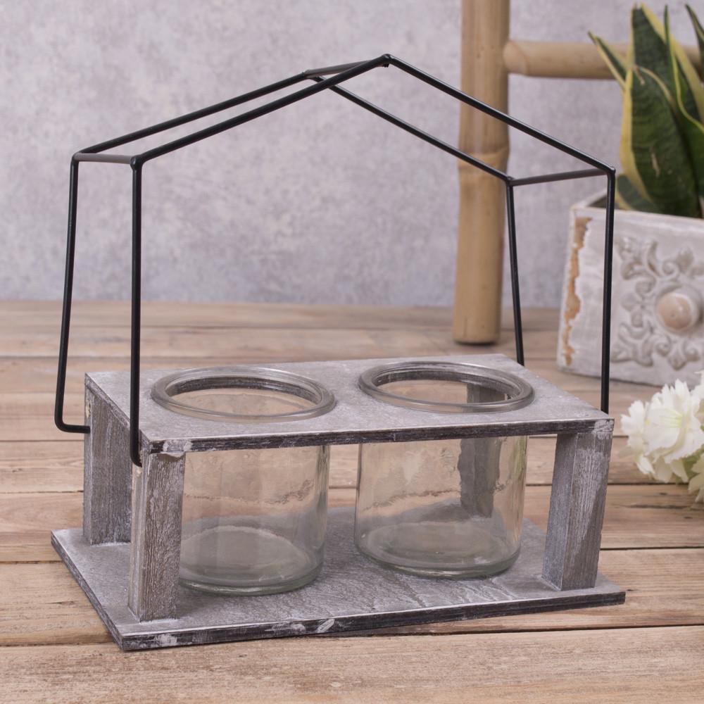 Цветник кашпо Домик (2379)