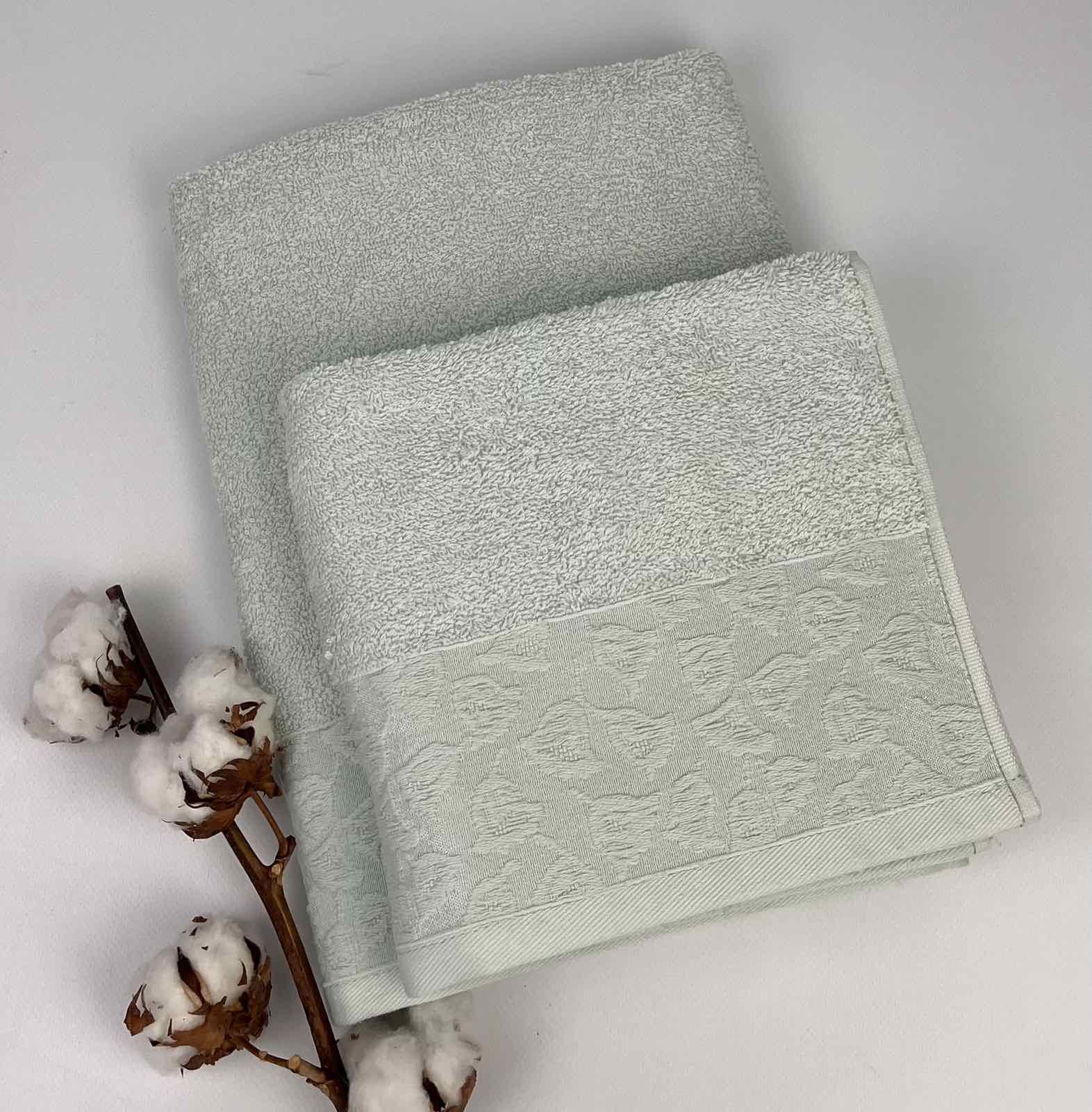 Набір рушників Altinbasak Penye Berra 2 шт. Салатовий (CN28573) - фото 1 Набір рушників Altinbasak Penye Berra 2 шт. Салатовий (CN28573) - фото 1