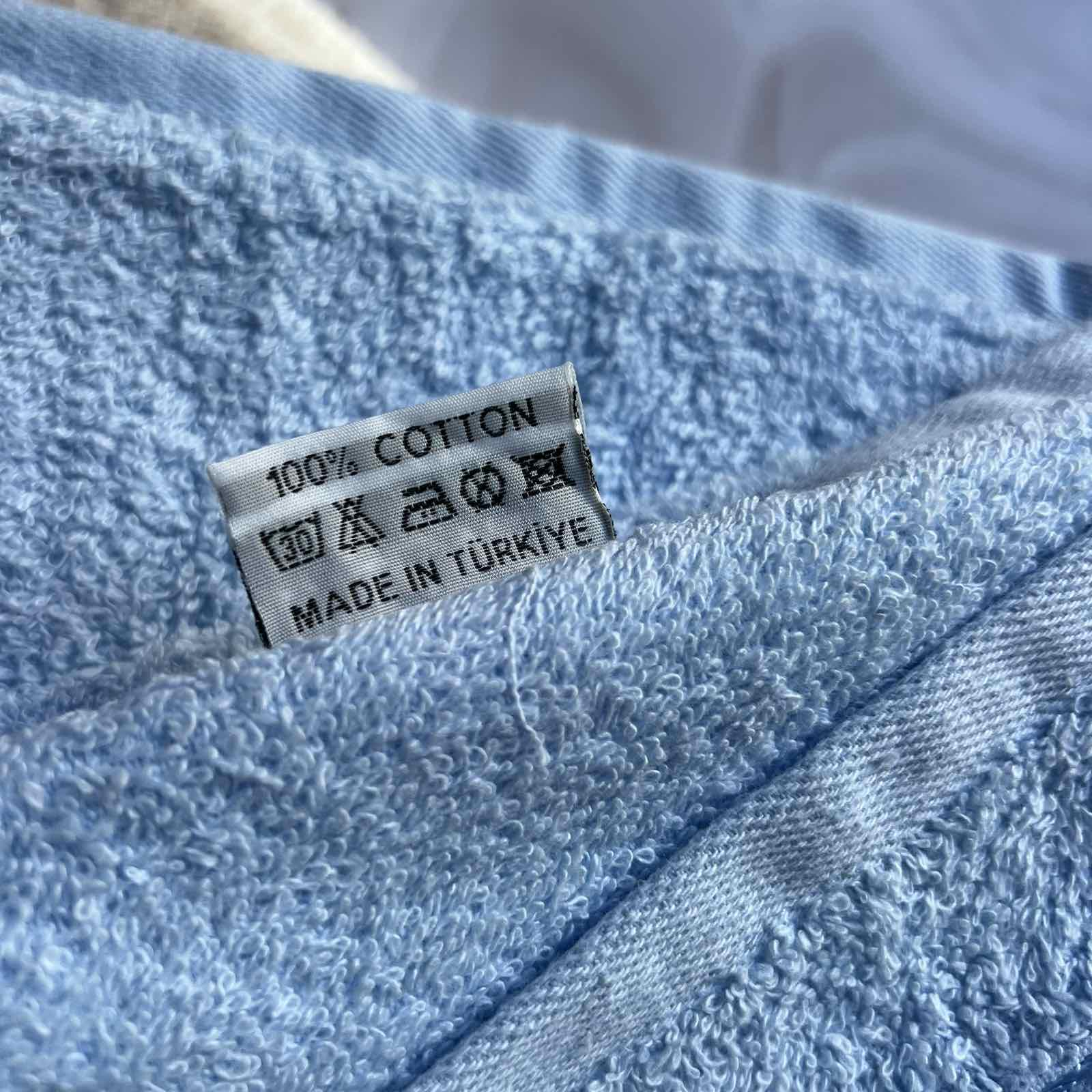 Набір рушників банне та для обличчя 70х40 см/50х90 см 2 шт. Блакитний (mame2v1cic2mavi) - фото 3 Набір рушників банне та для обличчя 70х40 см/50х90 см 2 шт. Блакитний (mame2v1cic2mavi) - фото 3