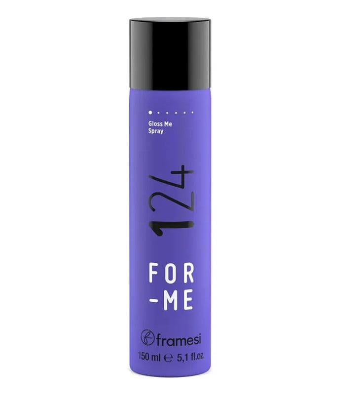 Спрей для блеска и объема с антистатическим эффектом For-me 124 Gloss Me Spray Framesi 150 мл (8032505872792)