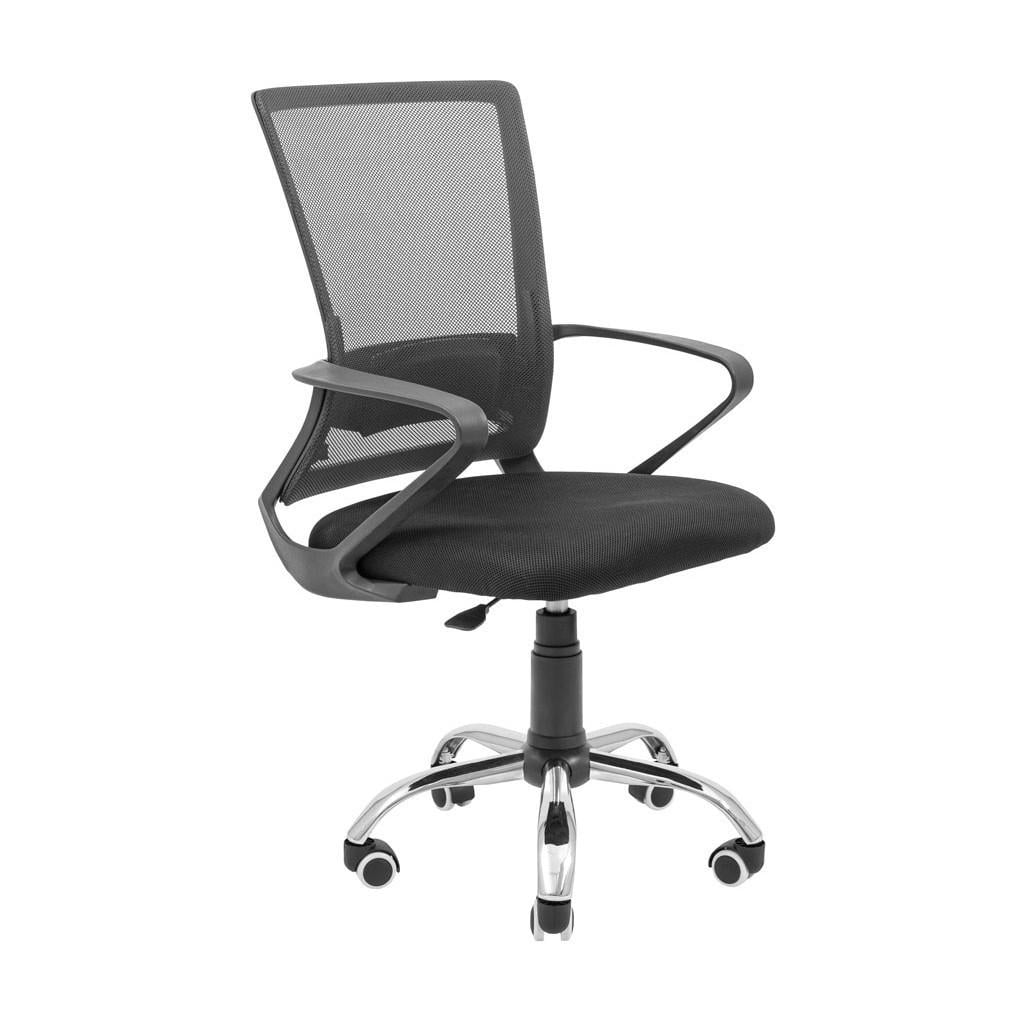 Офісне крісло Richman Робін Хром Піастра Сітка Чорний/Сірий (ADD0003071)