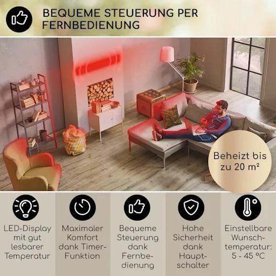 Інфрачервоний обігрівач Blumfeldt Blumfeldt Cosmic Beam Plus XXL (10033699) - фото 7 Інфрачервоний обігрівач Blumfeldt Blumfeldt Cosmic Beam Plus XXL (10033699) - фото 7