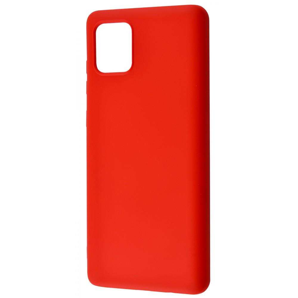 Чохол однотонний WAVE Colorful Case (TPU) Samsung Galaxy Note 10 Lite (N770F) red