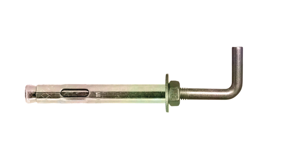 Анкер розпірний з гаком Metalvis REDIBOLT-L сталь оцинкована M6 8х80 мм притиск 35 мм 50 шт. (92F1Г000092F10880L)